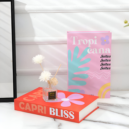 Decorative Faux Book Storage Box Coffee Table Display Accent