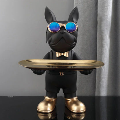 Dog Statue Storage Ornament Decorative Home Figurine Stylish Organizer