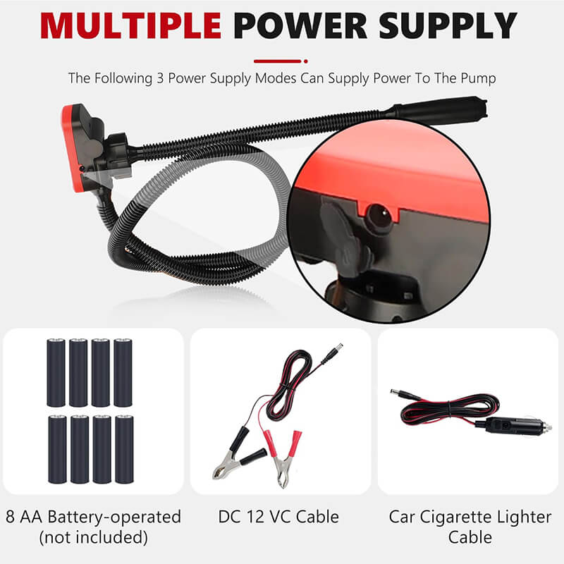 Electric Fuel Transfer Pump Portable Diesel Oil Gas Pump