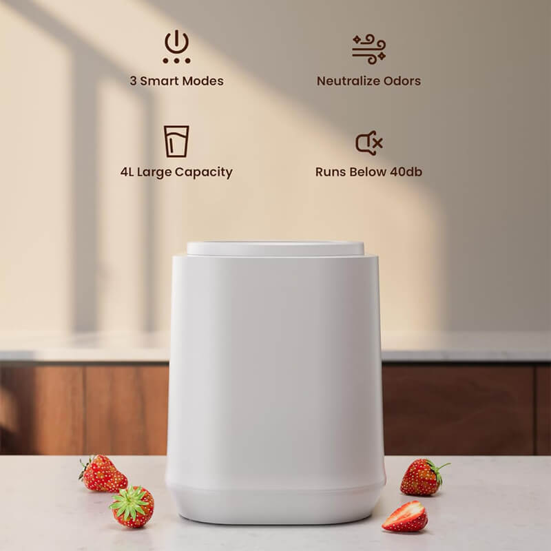 Electric Kitchen Compost Bin Food Waste Recycling Machine