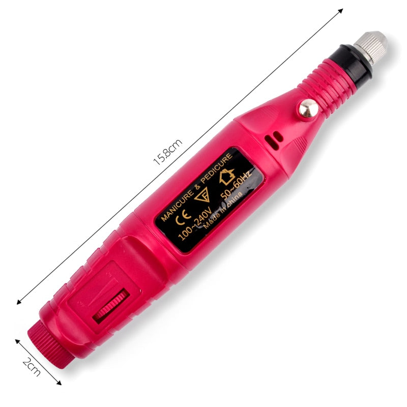 Electric Nail Drill Kit Professional Manicure Pedicure Set