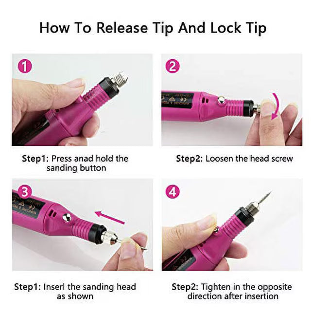 Electric Nail Drill Kit Professional Manicure Pedicure Set