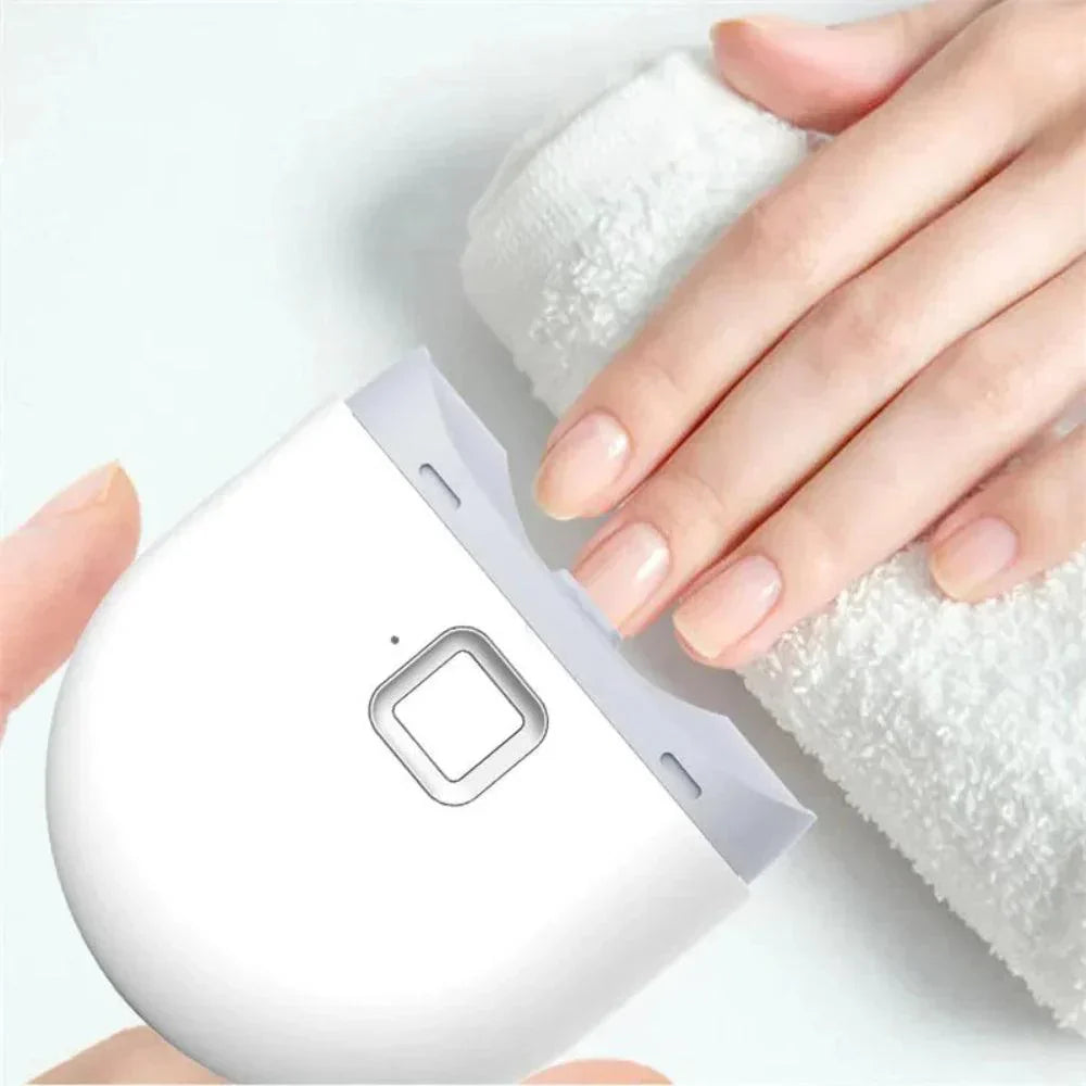 Electric Nail Trimmer USB Rechargeable Automatic Nail Clipper Polisher
