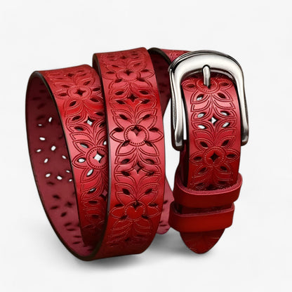 Elegant Genuine Leather Womens Waist Belt