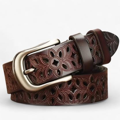 Elegant Genuine Leather Womens Waist Belt