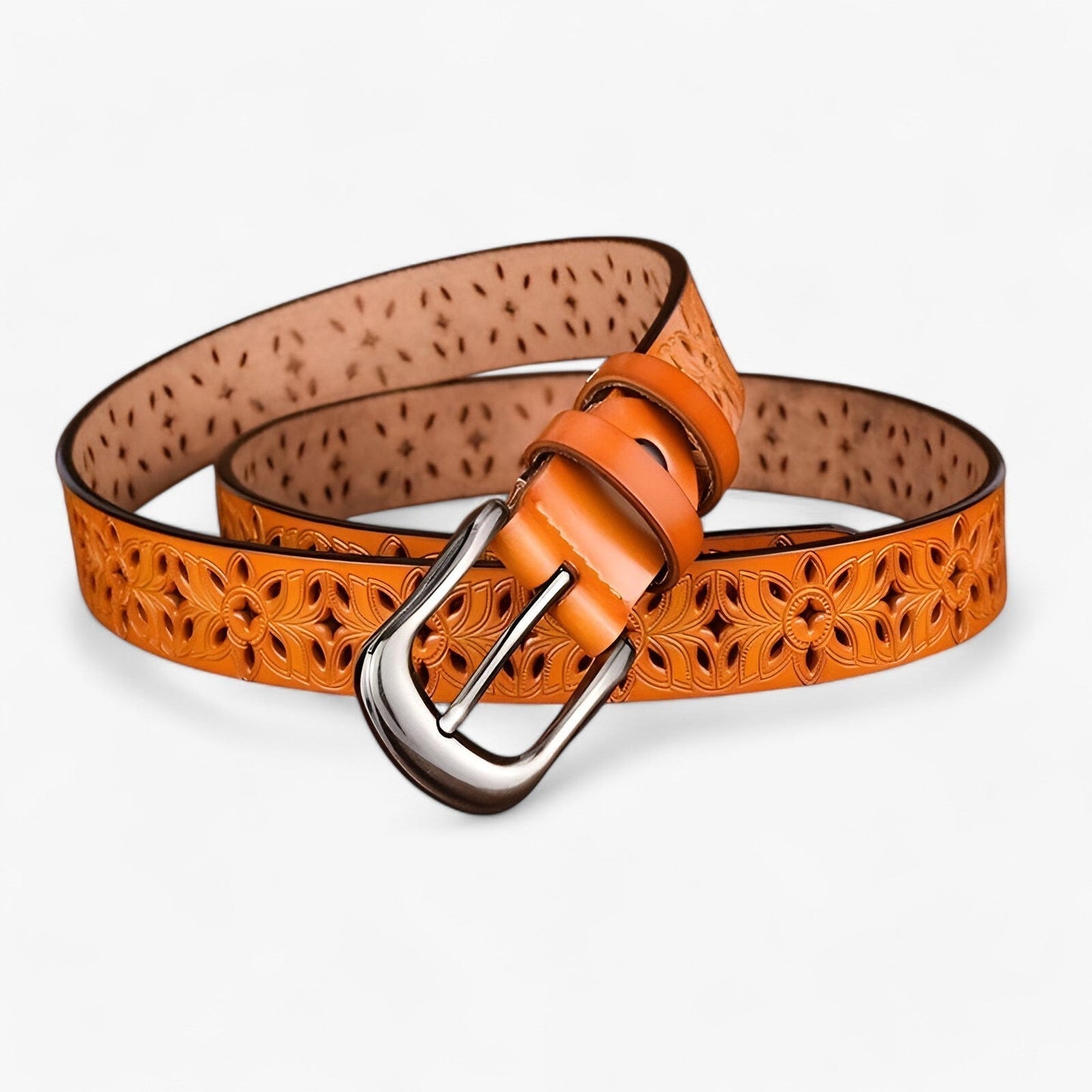 Elegant Genuine Leather Womens Waist Belt