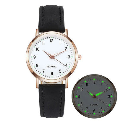 Elegant Quartz Wrist Watch Stainless Steel Womens Timepiece