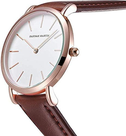 Elegant Women's Quartz Watch with Stainless Steel Band