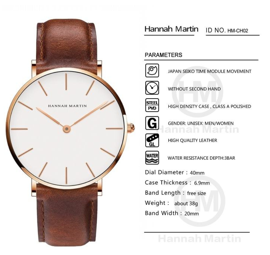 Elegant Women's Quartz Watch with Stainless Steel Band