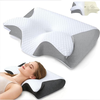 Ergonomic Memory Foam Pillow Neck Support Sleeping Pillow