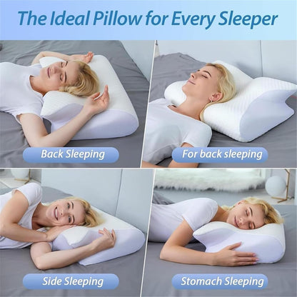 Ergonomic Memory Foam Pillow Neck Support Sleeping Pillow