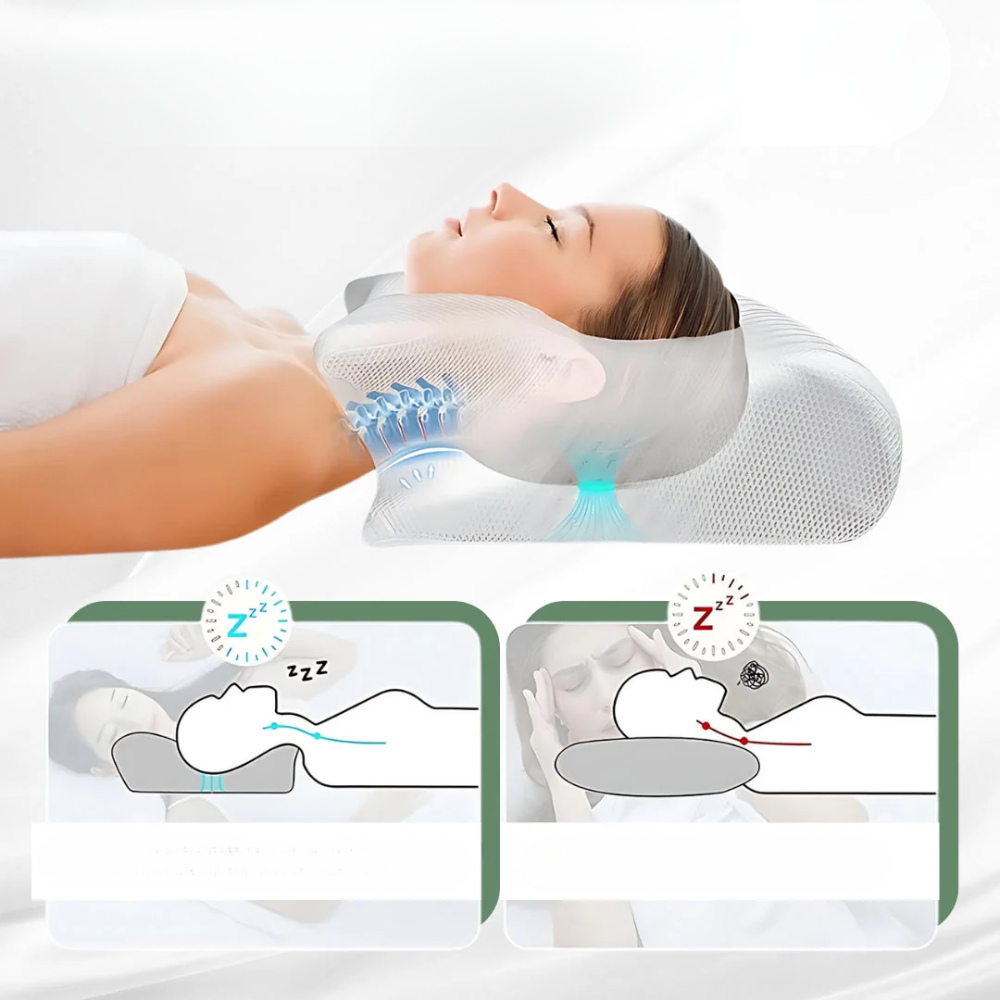 Ergonomic Memory Foam Pillow Neck Support Sleeping Pillow