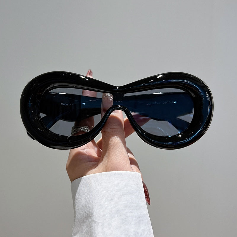 Esha Sunglasses Futuristic Fashion Design Oversized Summer Shades