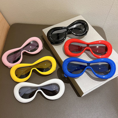 Esha Sunglasses Futuristic Fashion Design Oversized Summer Shades