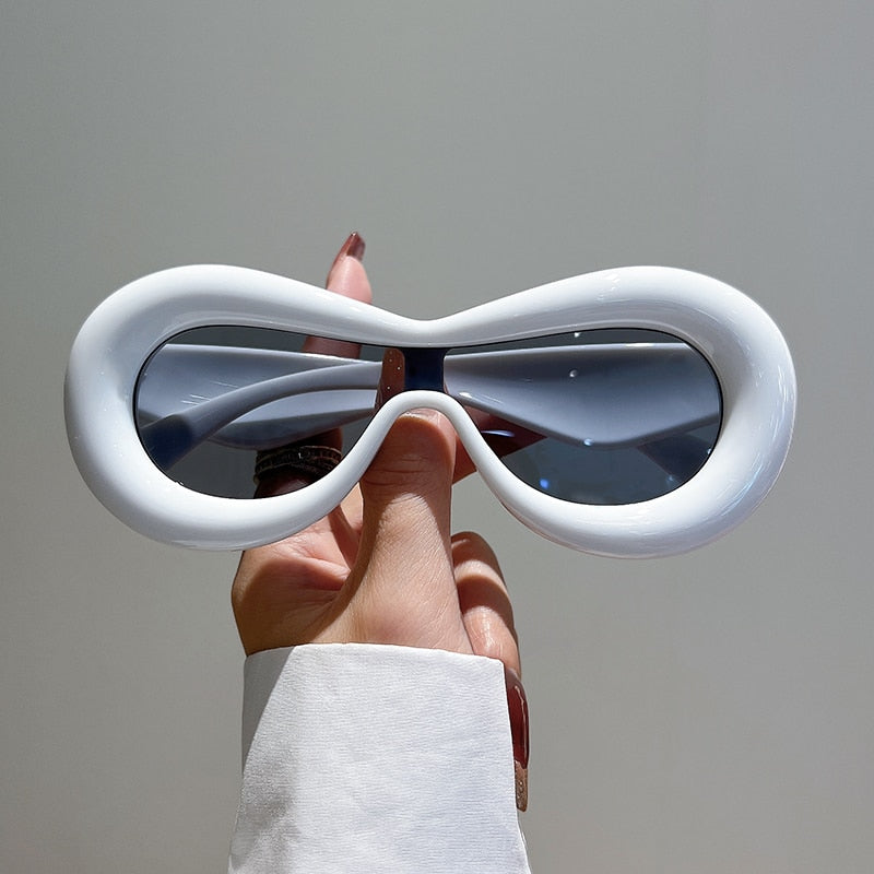 Esha Sunglasses Futuristic Fashion Design Oversized Summer Shades