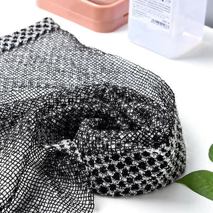Exfoliating Shower Cloth Bamboo Charcoal Body Scrubber Deep Cleansing Skin Care