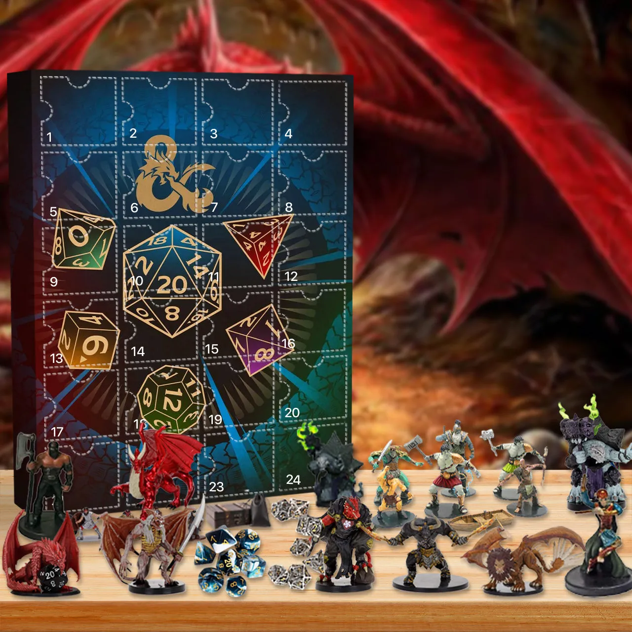 Fantasy Advent Calendar Collectible Ornament Countdown Box