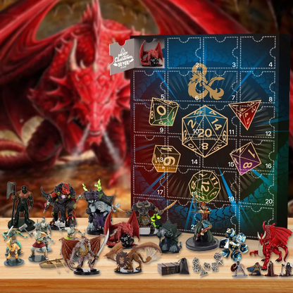Fantasy Advent Calendar Collectible Ornament Countdown Box