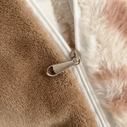 Faux Rabbit Fur Bedding Set Warm Plush Comfort