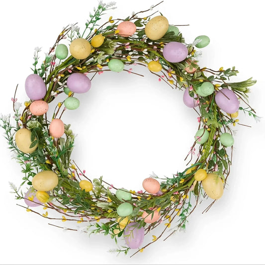 Festive Silk Flower Garland Decorative Floral Vine 1.7m
