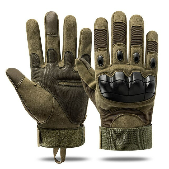 Fingerless Tactical Gloves Anti Slip Outdoor Work Protection