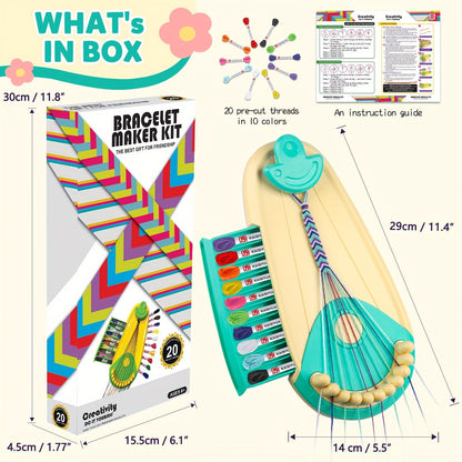 Friendship Bracelet Maker Kit DIY Bracelet Craft Kit Kids Creative Set