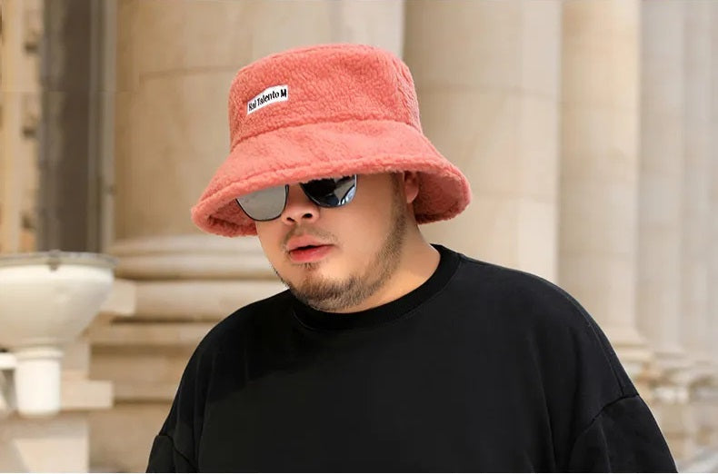 FrostFlex Fleece Bucket Hat Warm Winter Hat Soft Comfy Outdoor Beanie