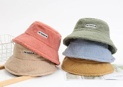 FrostFlex Fleece Bucket Hat Warm Winter Hat Soft Comfy Outdoor Beanie