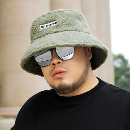 FrostFlex Fleece Bucket Hat Warm Winter Hat Soft Comfy Outdoor Beanie