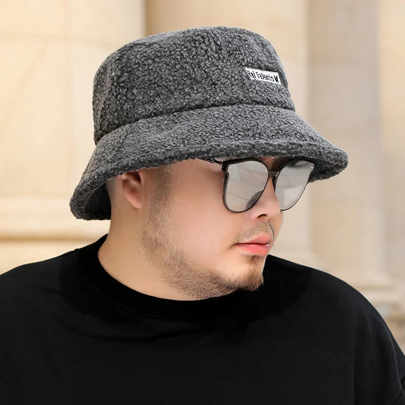 FrostFlex Fleece Bucket Hat Warm Winter Hat Soft Comfy Outdoor Beanie