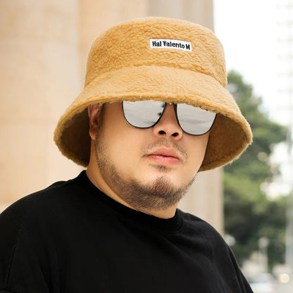 FrostFlex Fleece Bucket Hat Warm Winter Hat Soft Comfy Outdoor Beanie