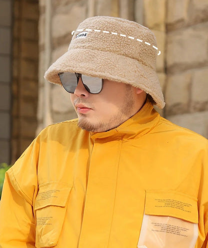 FrostFlex Fleece Bucket Hat Warm Winter Hat Soft Comfy Outdoor Beanie