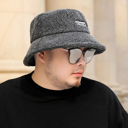 FrostFlex Fleece Bucket Hat Warm Winter Hat Soft Comfy Outdoor Beanie