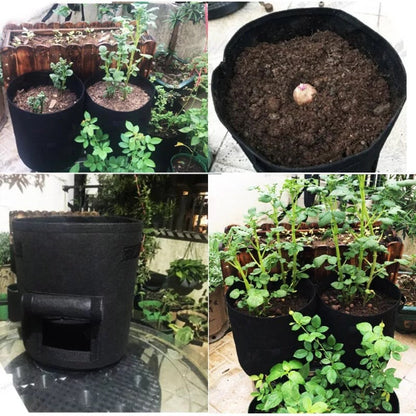 Garden Grow Bags Potato Planter Vegetable Growing Pots