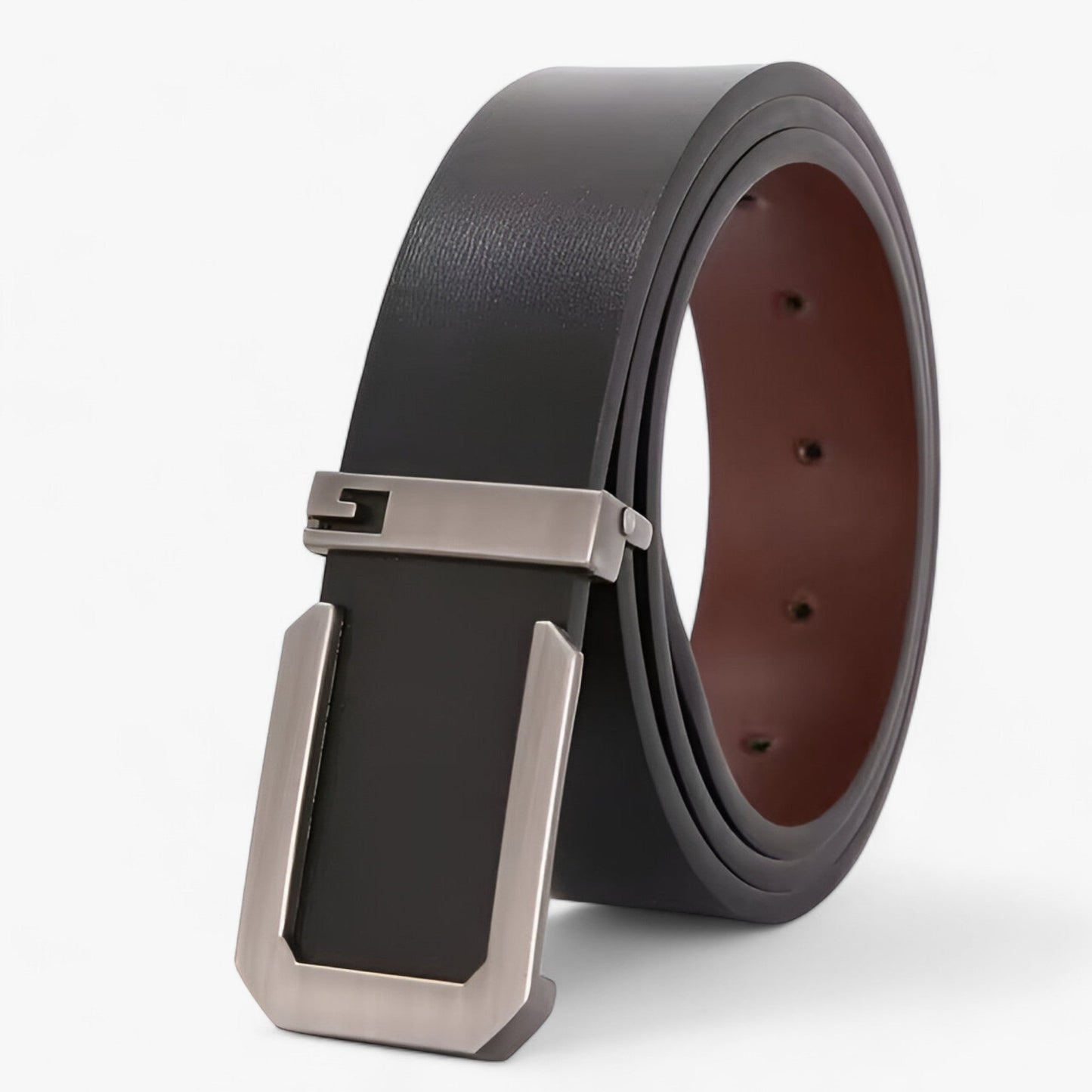 Genuine Leather Dress Belt Luxury Business Casual Style
