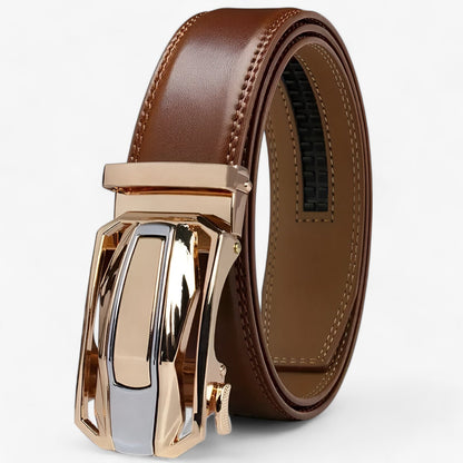 Genuine Leather Ratchet Belt for Men