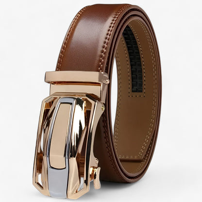 Genuine Leather Ratchet Belt for Men