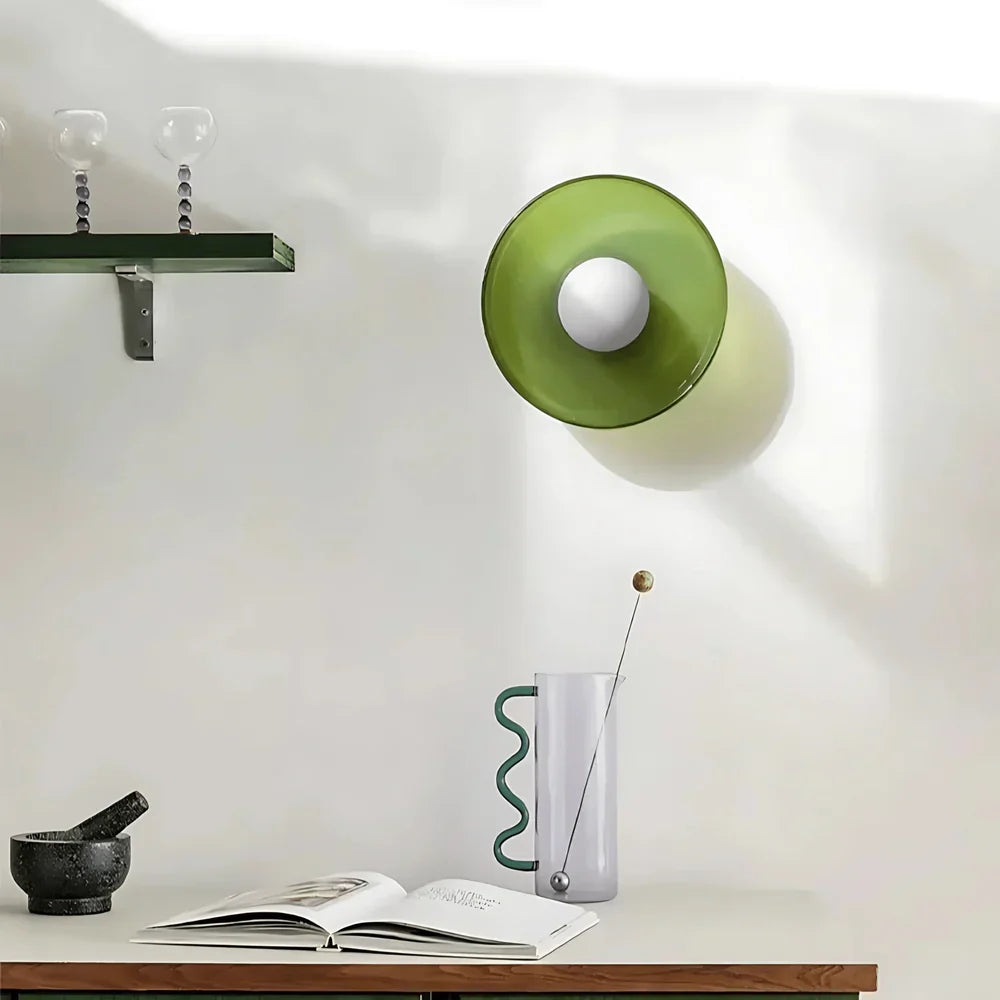 Glass Ceiling Light Scandinavian Modern Flush Mount Lighting Fixture