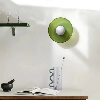Glass Ceiling Light Scandinavian Modern Flush Mount Lighting Fixture
