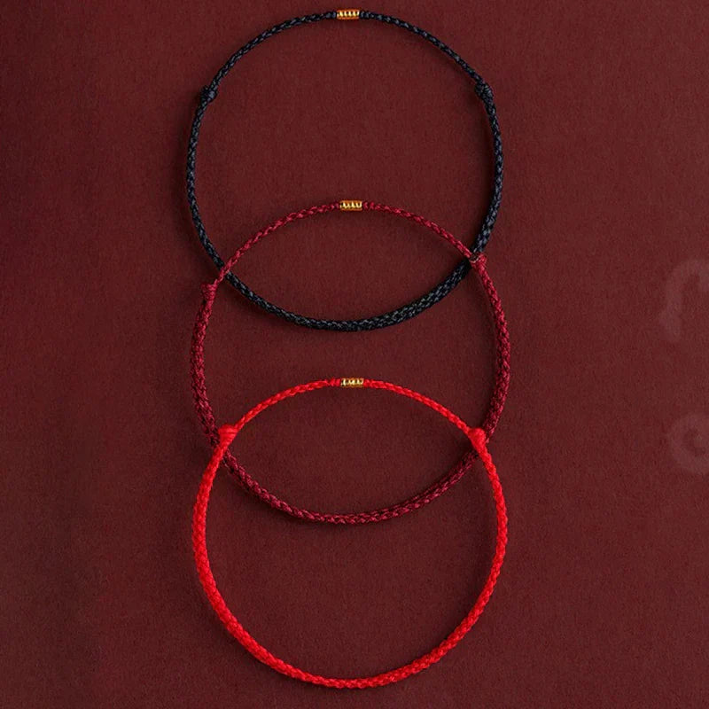 Handmade Spiritual Bracelet Adjustable Woven Meditation Jewelry