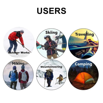 Heated USB Beanie with Adjustable Temperature for Winter Outdoor Activities