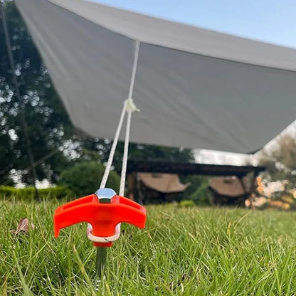 Heavy Duty Screw Tent Pegs Ground Anchors Camping Stake Set