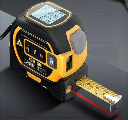 Infrared Laser Measuring Tape 3-in-1 Digital Distance Area Volume Tool
