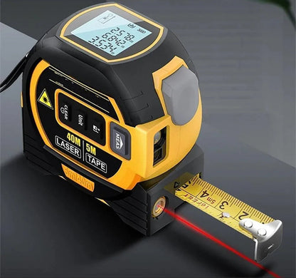 Infrared Laser Measuring Tape 3-in-1 Digital Distance Area Volume Tool