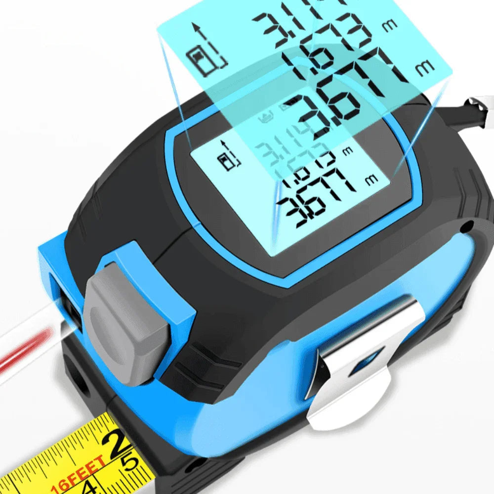 Infrared Laser Measuring Tape 3-in-1 Digital Distance Area Volume Tool