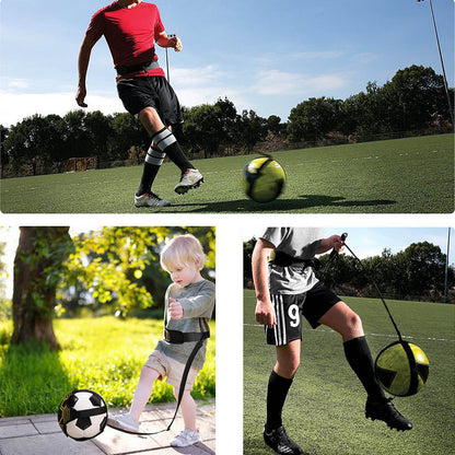 JugglePro Football Training Belt Adjustable Elastic Soccer Practice Gear for Kids & Adults