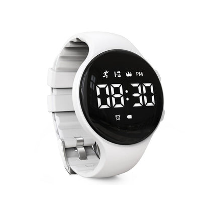 Kids Digital Watch Step Counter LED Fitness Tracker Alarm Stopwatch