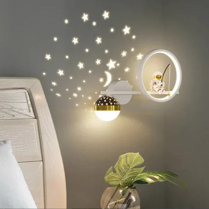 Kids Wall Lamp Soft Warm LED Night Light Childrens Bedroom Wall Light Decorative