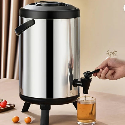 Large Stainless Steel Drink Dispenser | Insulated Beverage Server