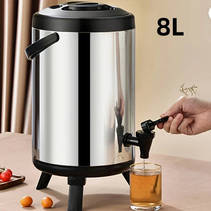 Large Stainless Steel Drink Dispenser | Insulated Beverage Server